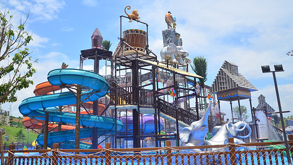 mini splash tower