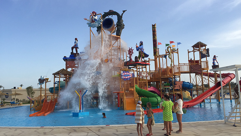 Commercial Interactive Splash Tower