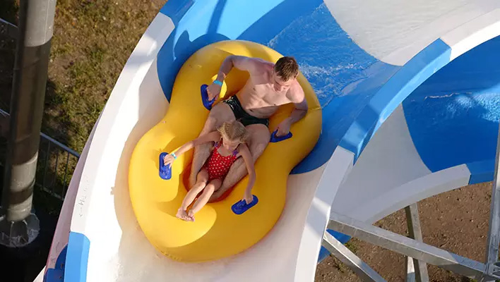 Гигантская горка-чаша для отелей и курортов