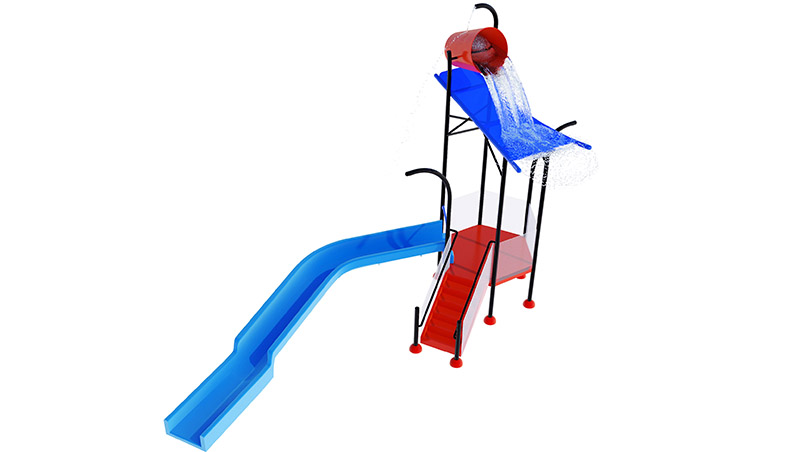 Model Aqua House-7 Mini Children's Water Slide