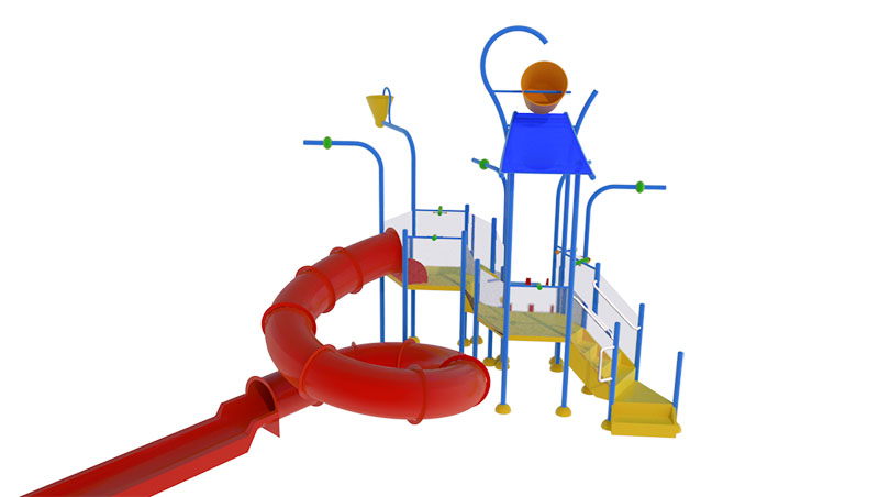 water slide